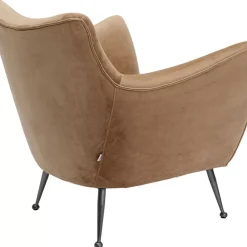 KARE Design Sessel Goldfinger Taupe- Sessel