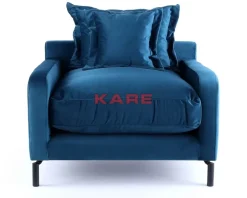 KARE Design Sessel Lullaby Petrol- Sessel