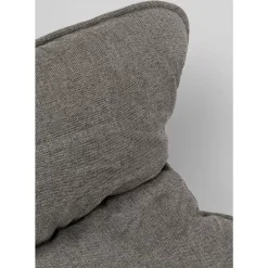 KARE Design Sessel Mit Hocker Snuggle Grau (2/Tlg)- Sessel