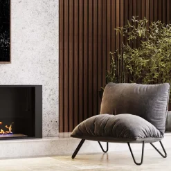 KARE Design Sessel Porto Pino Grau- Sessel