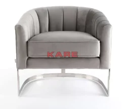 KARE Design Sessel Pure Elegance Grau- Sessel