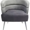 KARE Design Sessel Sandwich Grau- Sessel