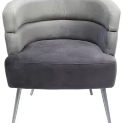 KARE Design Sessel Sandwich Grau- Sessel