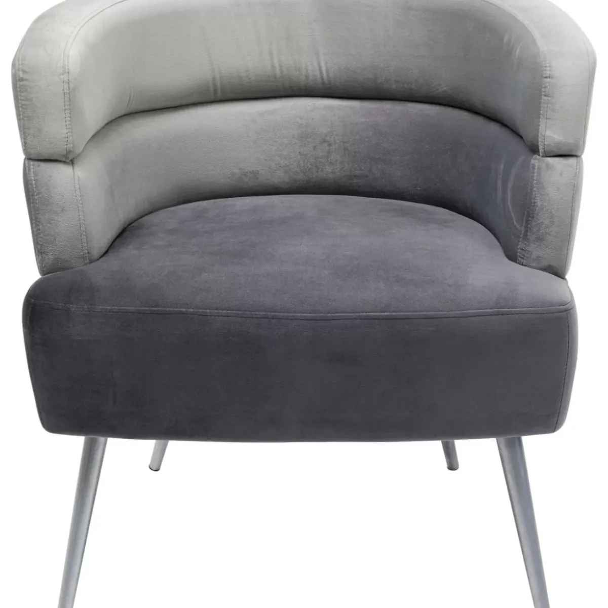 KARE Design Sessel Sandwich Grau- Sessel