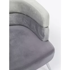 KARE Design Sessel Sandwich Grau- Sessel
