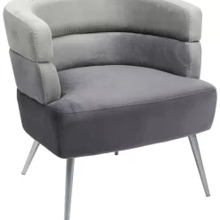 KARE Design Sessel Sandwich Grau- Sessel
