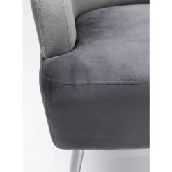 KARE Design Sessel Sandwich Grau- Sessel