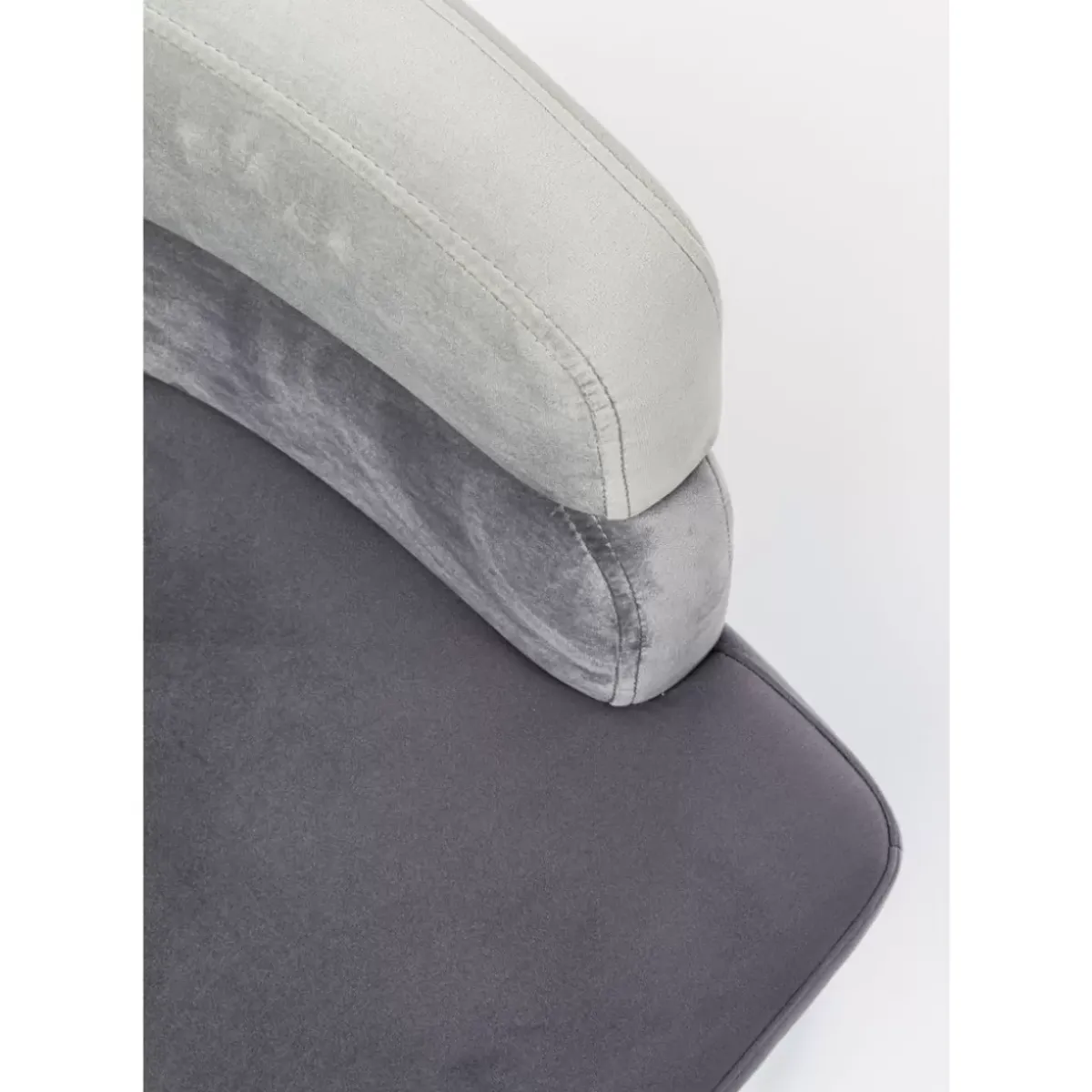 KARE Design Sessel Sandwich Grau- Sessel