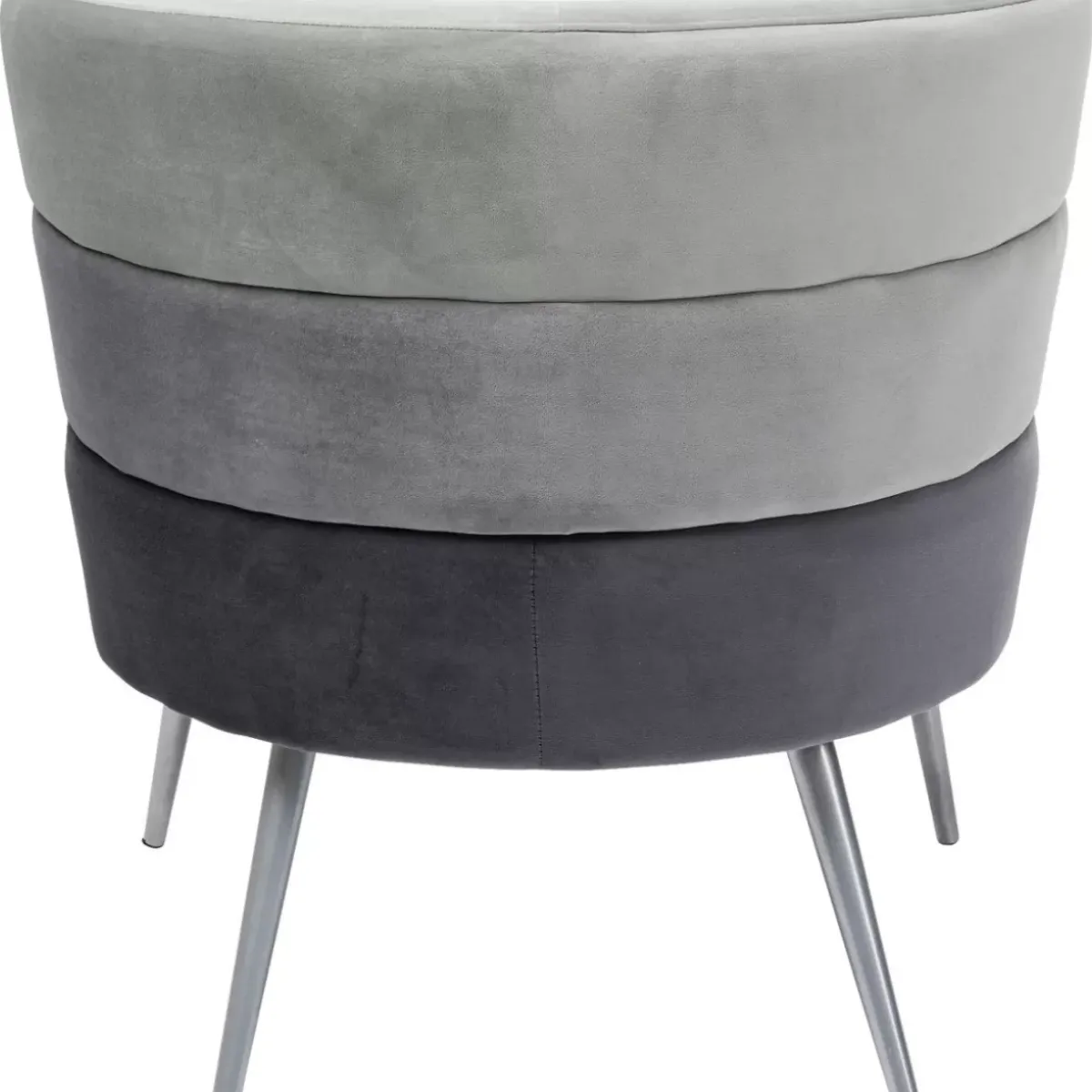 KARE Design Sessel Sandwich Grau- Sessel