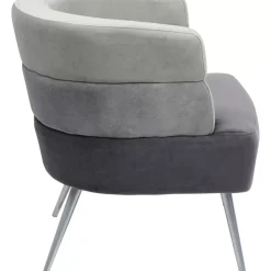 KARE Design Sessel Sandwich Grau- Sessel