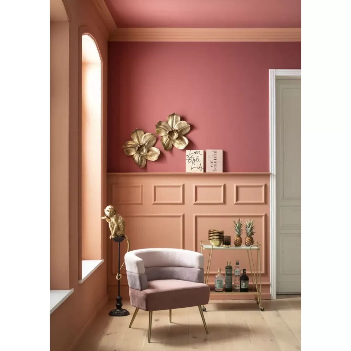 KARE Design Sessel Sandwich Rose- Sessel