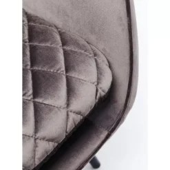 KARE Design Sessel Tudor Velvet Silbergrau- Sessel