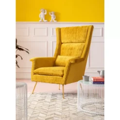 KARE Design Sessel Vegas Forever Gelb- Sessel