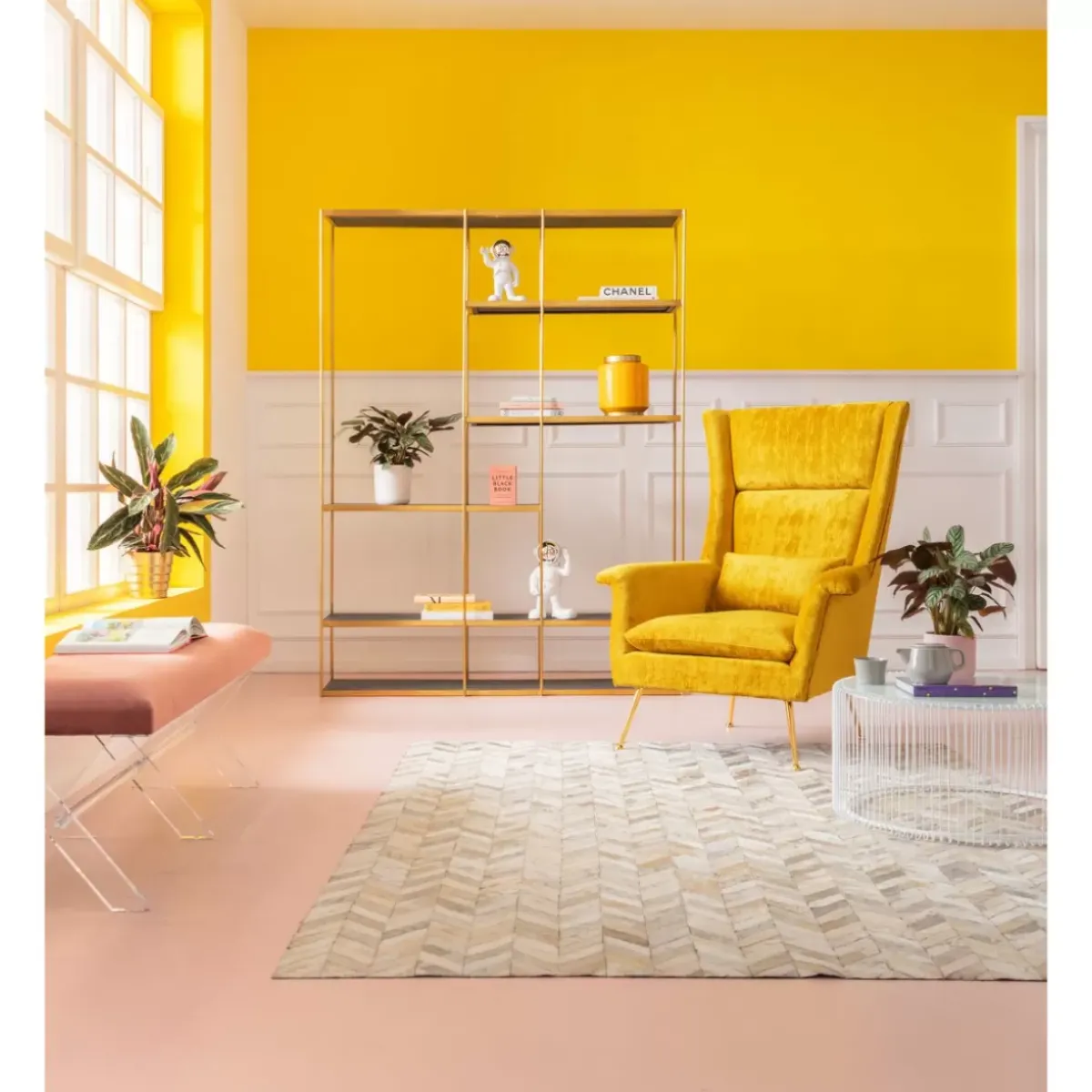 KARE Design Sessel Vegas Forever Gelb- Sessel