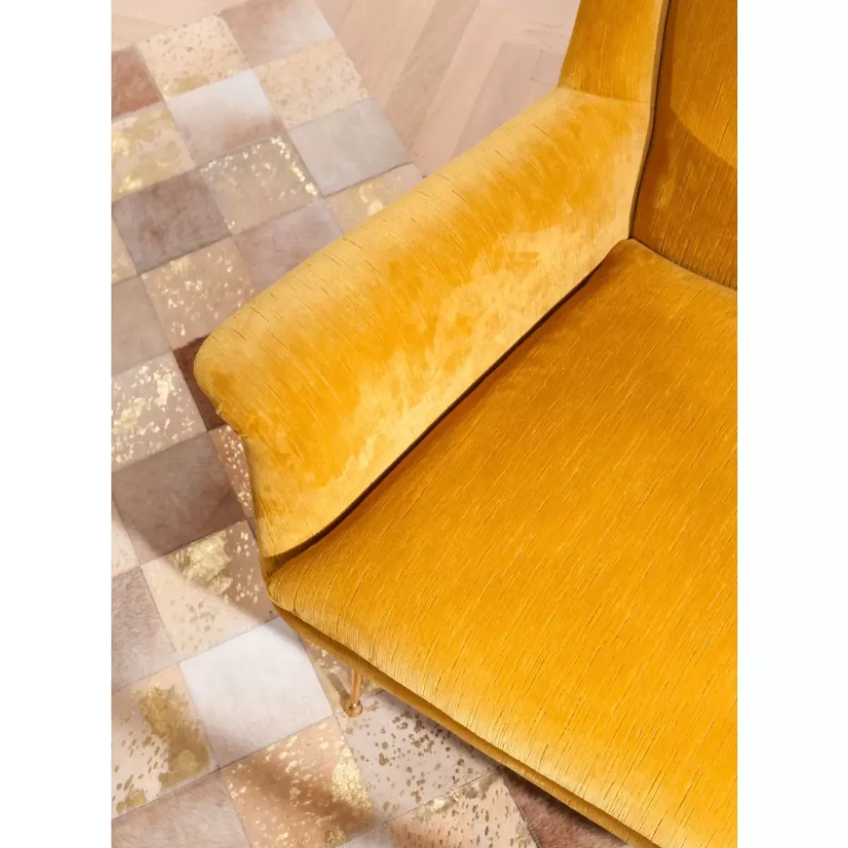 KARE Design Sessel Vegas Forever Gelb- Sessel