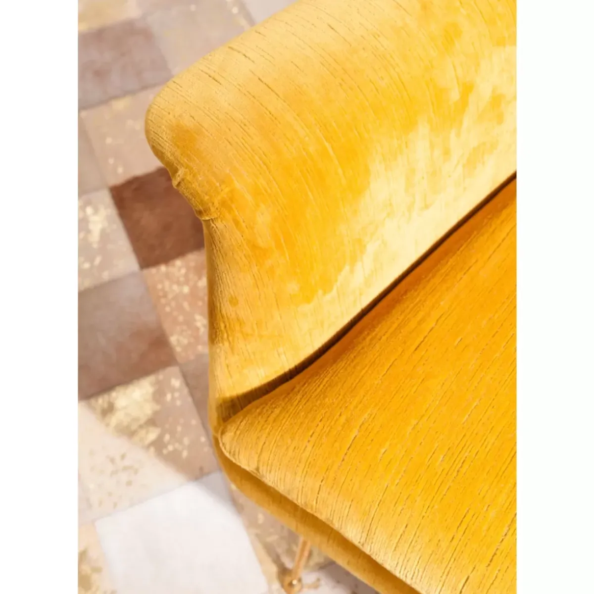 KARE Design Sessel Vegas Forever Gelb- Sessel