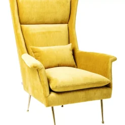 KARE Design Sessel Vegas Forever Gelb- Sessel