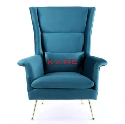 KARE Design Sessel Vegas Forever Petrol- Sessel