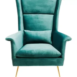 KARE Design Sessel Vegas Forever Petrol- Sessel