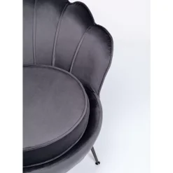 KARE Design Sessel Water Lily Black Grau- Sessel