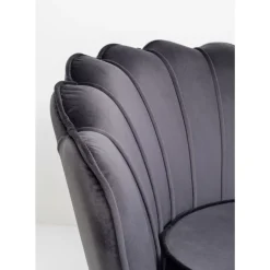 KARE Design Sessel Water Lily Black Grau- Sessel