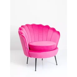 KARE Design Sessel Water Lily Black Pink- Sessel