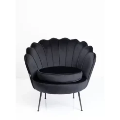 KARE Design Sessel Water Lily Black Schwarz- Sessel