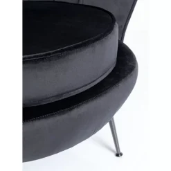 KARE Design Sessel Water Lily Black Schwarz- Sessel