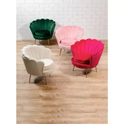 KARE Design Sessel Water Lily Dunkel Grun- Sessel