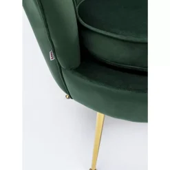 KARE Design Sessel Water Lily Dunkel Grun- Sessel