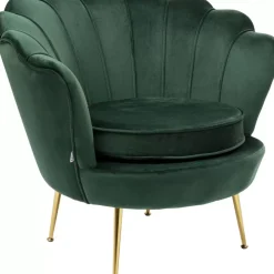 KARE Design Sessel Water Lily Dunkel Grun- Sessel