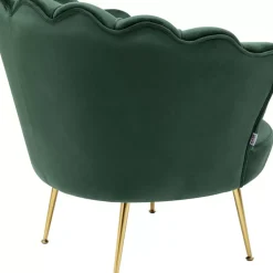 KARE Design Sessel Water Lily Dunkel Grun- Sessel