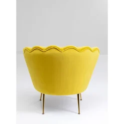 KARE Design Sessel Water Lily Gelb- Sessel