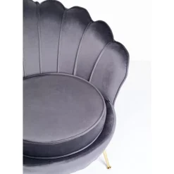 KARE Design Sessel Water Lily Gold Grau- Sessel