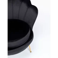 KARE Design Sessel Water Lily Gold Schwarz- Sessel