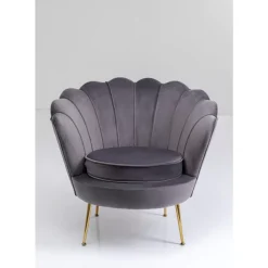 KARE Design Sessel Water Lily Grau- Sessel