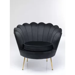 KARE Design Sessel Water Lily Schwarz- Sessel