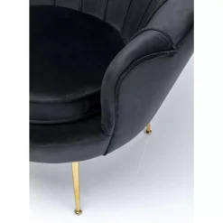 KARE Design Sessel Water Lily Schwarz- Sessel