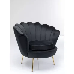 KARE Design Sessel Water Lily Schwarz- Sessel