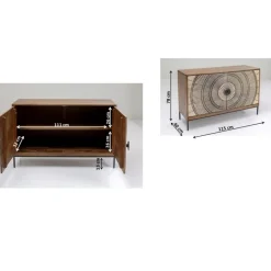 KARE Design Sideboard Eye Of Tiger 115- Kommoden & Sideboards