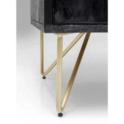 KARE Design Sideboard Gold Vein 3 Turig 145X82Cm- Kommoden & Sideboards