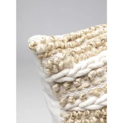 KARE Design Sitzkissen Loop Knit Beige 60X60Cm- Kissen