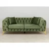 KARE Design Sofa Bellissima 2-Sitzer Velvet Grun 200Cm- Sofas & Couches