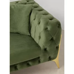 KARE Design Sofa Bellissima 2-Sitzer Velvet Grun 200Cm- Sofas & Couches