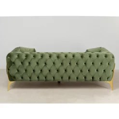 KARE Design Sofa Bellissima 2-Sitzer Velvet Grun 200Cm- Sofas & Couches