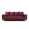 KARE Design Sofa Benita 3-Sitzer Mit Schlaffunktion- Sofas & Couches