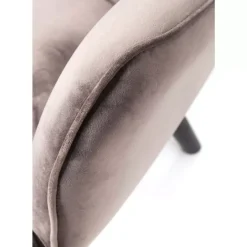 KARE Design Sofa Black Vicky 2-Sitzer Velvet Grau- Sofas & Couches