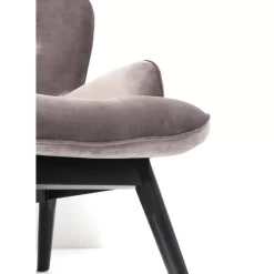 KARE Design Sofa Black Vicky 2-Sitzer Velvet Grau- Sofas & Couches