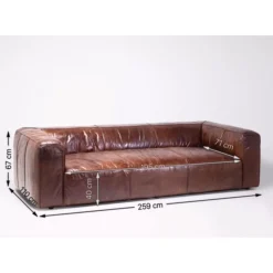 KARE Design Sofa Cubetto 3-Sitzer 260Cm- Sofas & Couches