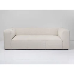 KARE Design Sofa Cubetto 3-Sitzer Creme 220Cm- Sofas & Couches